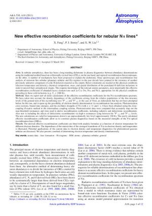 New Effective Recombination Coefficients for Nebular N Ii Lines⋆