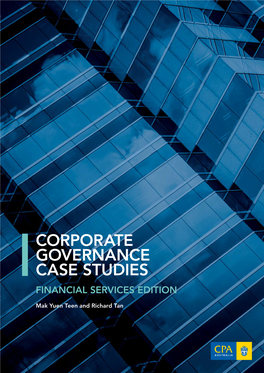 Corporate Governance Case Studies Financial Services Edition