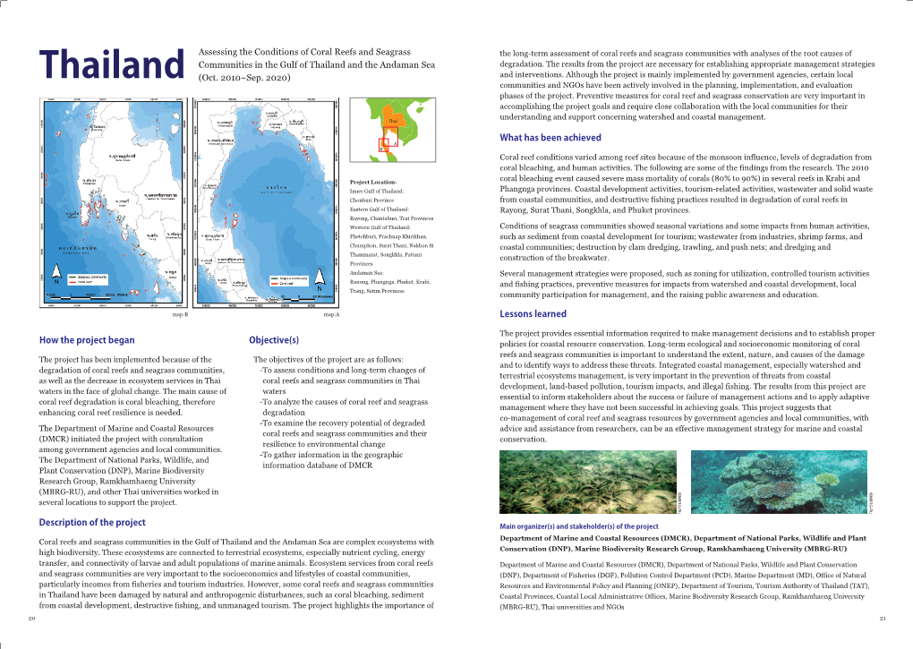 Thailand and the Andaman Sea Degradation