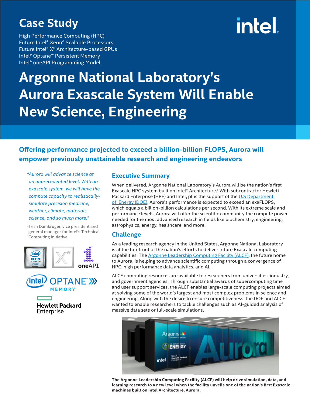 Argonne National Laboratory's Aurora Exascale System Will Enable New