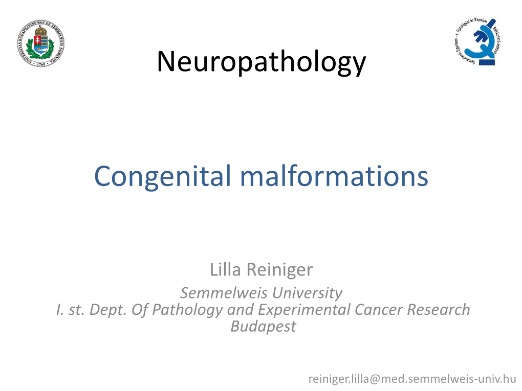 Congenital Malformations