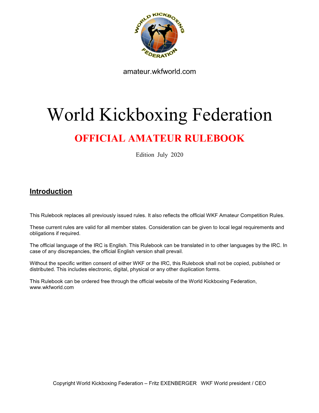 World Kickboxing Federation