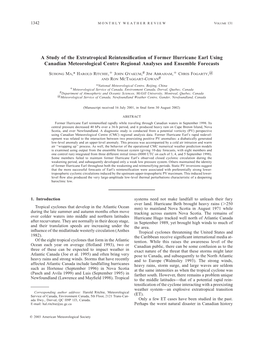 A Study of the Extratropical Reintensification of Former