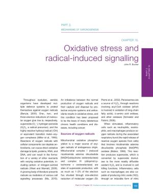 Oxidative Stress and Radical-Induced Signalling John R