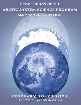 Proceedings of the Arctic System Science Program All-Hands Workshop