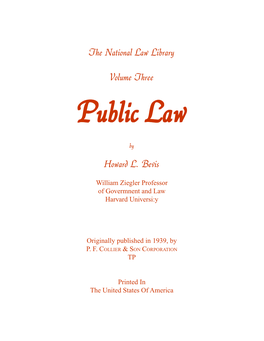 Vol 3 Public Law3