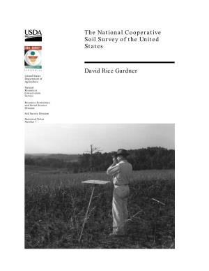 The National Cooperative Soil Survey of the United States