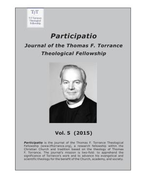 Participatio Journal of the Thomas F