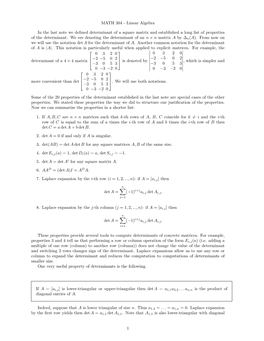 MATH 304 - Linear Algebra