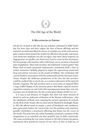 The Old Age of the World