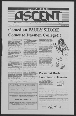 Comedian PAULY SHORE Comes to Daemen College!!!