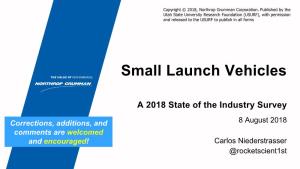 Small Launch Vehicles