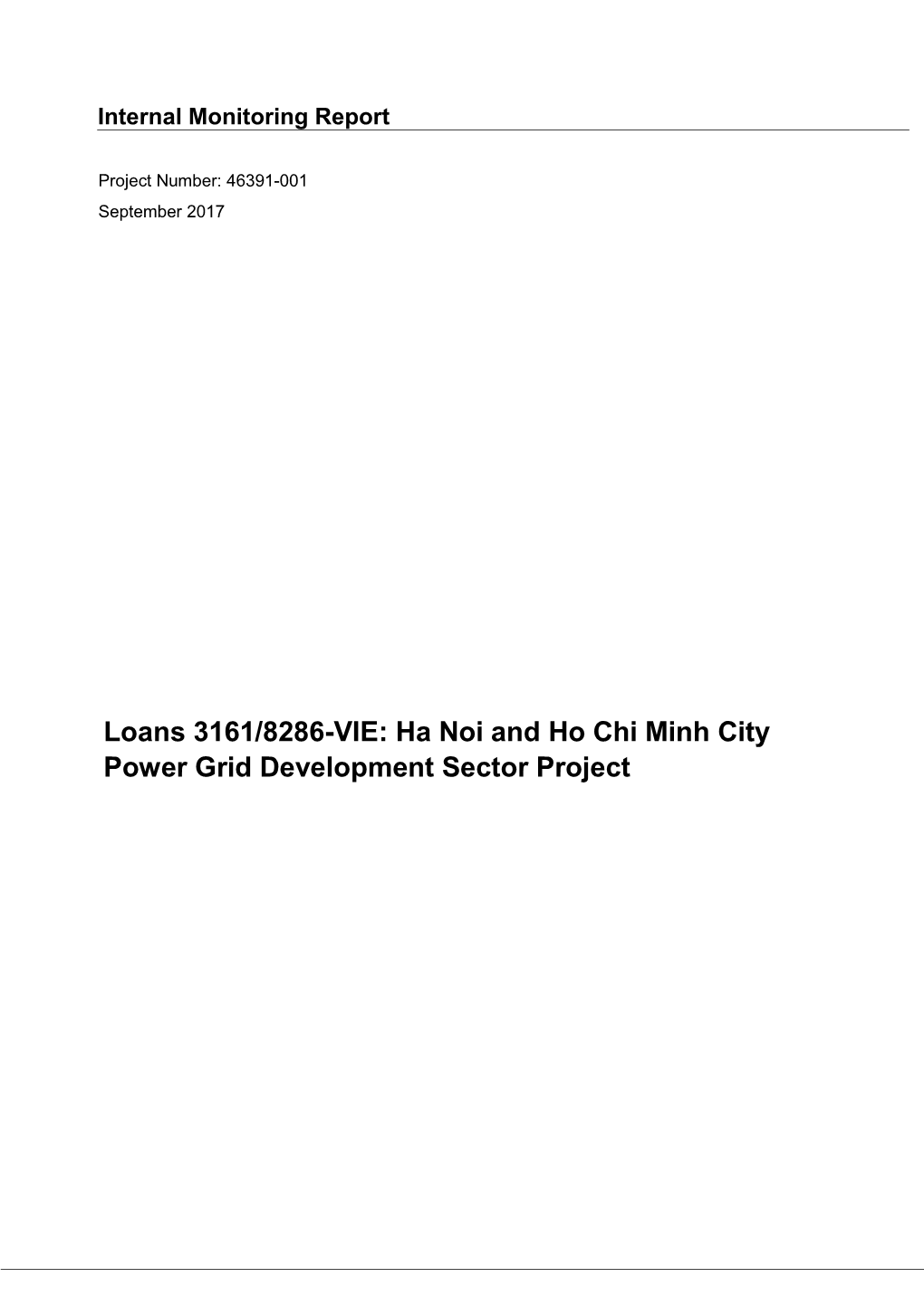Ha Noi and Ho Chi Minh City Power Grid Development Sector Project
