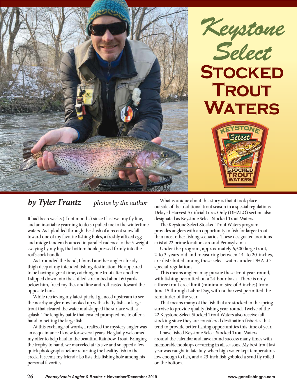 Keystone Select Stocked Trout Waters