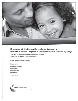 Evaluation of the Statewide Implementation of a Parent