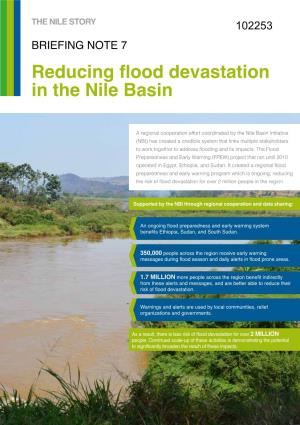 Reducing Flood Devastation in the Nile Basin