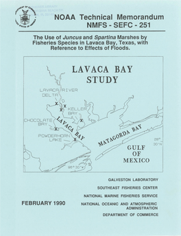 Lavaca Bay, Texas, with Reference to Effects of Floods