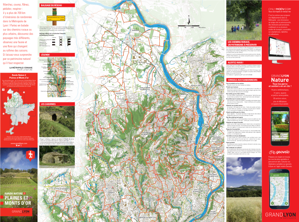 Carte Rando Nature Du Grand Lyon