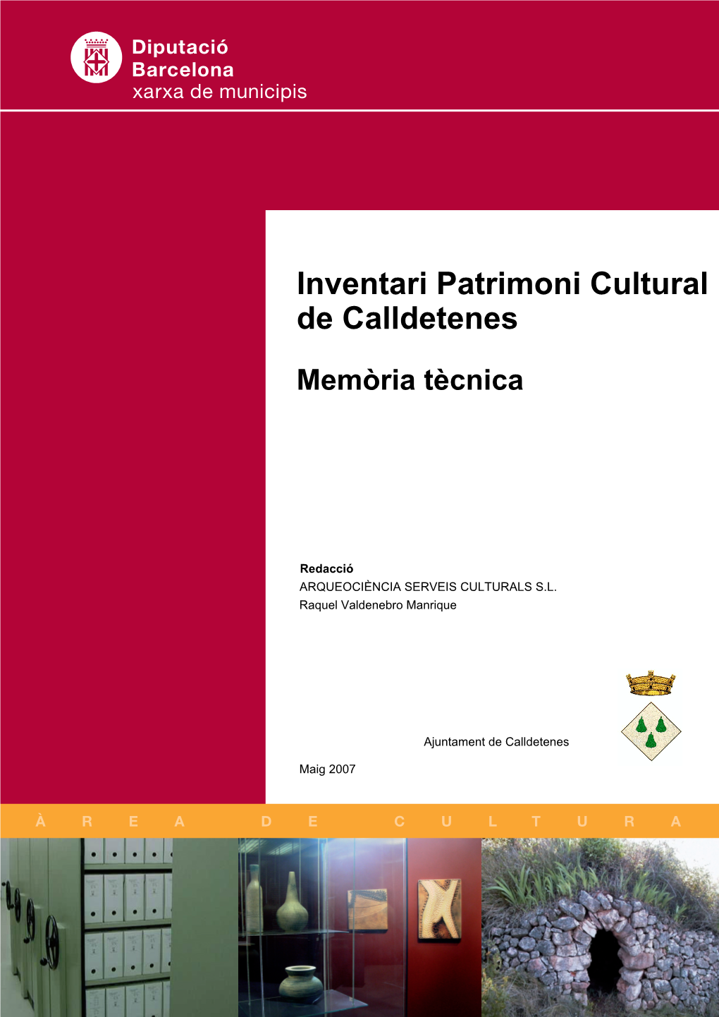 Memòria De L'inventari De Patrimoni Local