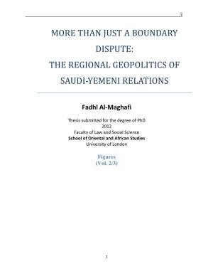 The Regional Geopolitics of Saudi-Yemeni Relations