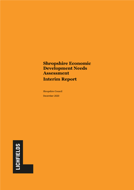 Shropshire Economic Development Needs Assessment Interim Report