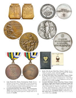 16. Lake Placid 1932 Winter. Participation Medal. Bronze, 20