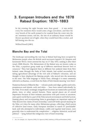 3. European Intruders and the 1878 Rabaul Eruption: 1870–1883