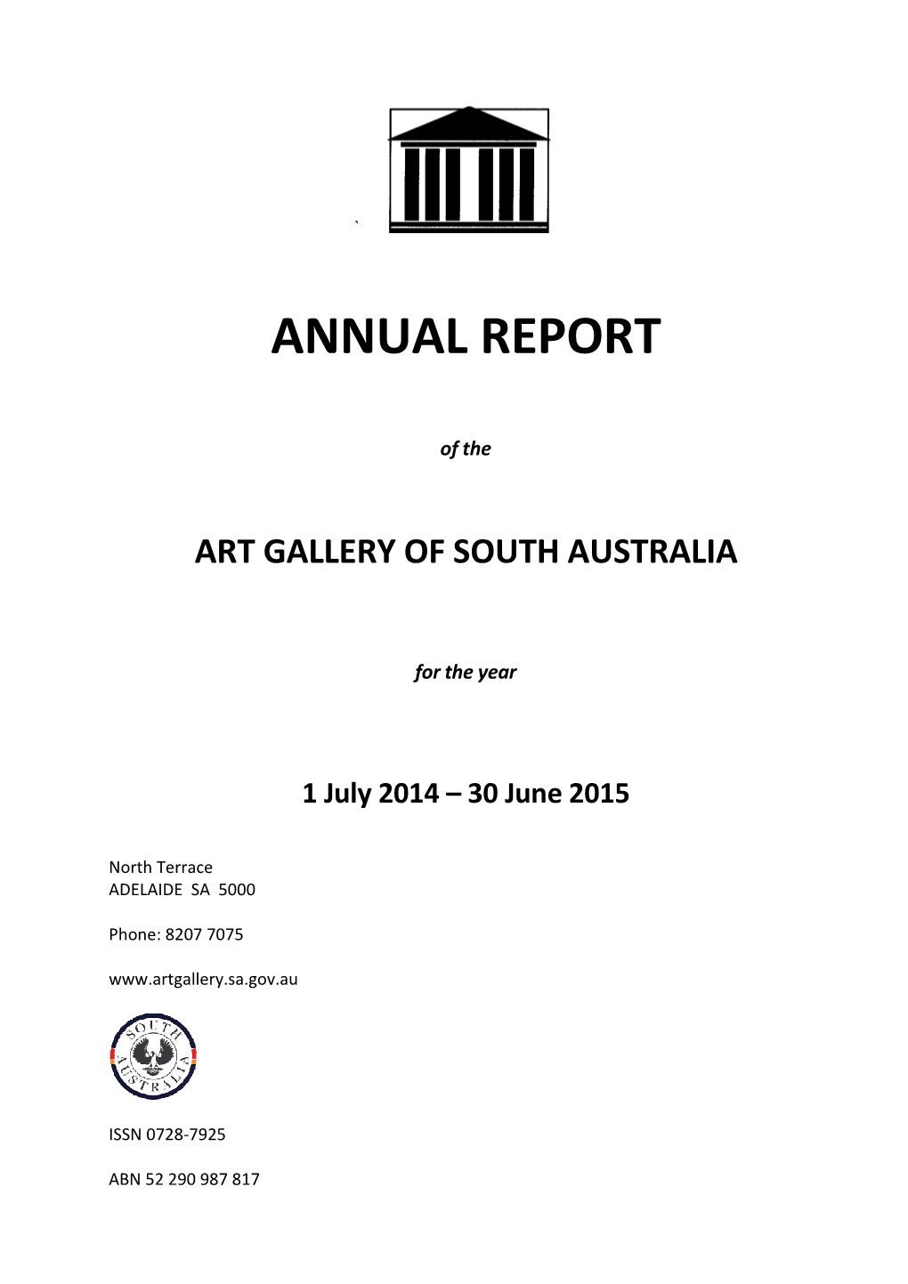 2014-15 Annual Report