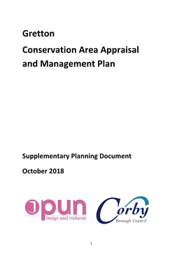 Gretton Conservation Area Appraisal and Management Plan
