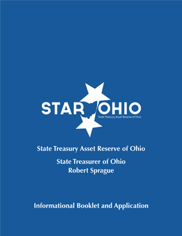 Informational Booklet and Application State Treasury Asset Reserve Of