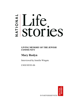 The National Life Story Collection