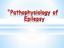 Seizure and Epilepsy