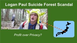 Logan Paul Suicide Forest Scandal