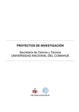 Proyectos De Investigación