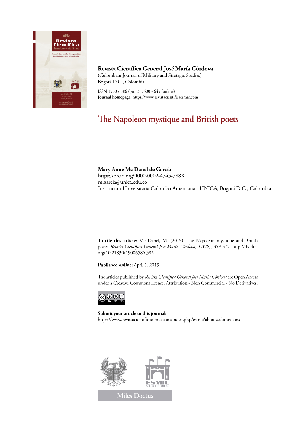 The Napoleon Mystique and British Poets