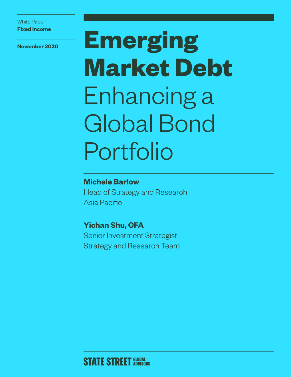 Emerging Market Debt Enhancing a Global Bond Portfolio