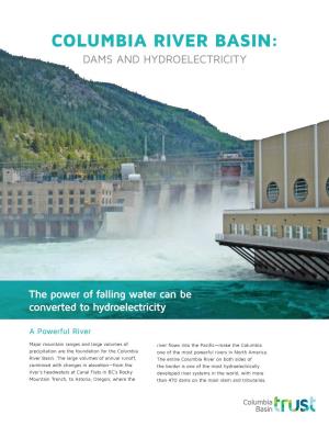 Dams and Hydroelectricity in the Columbia