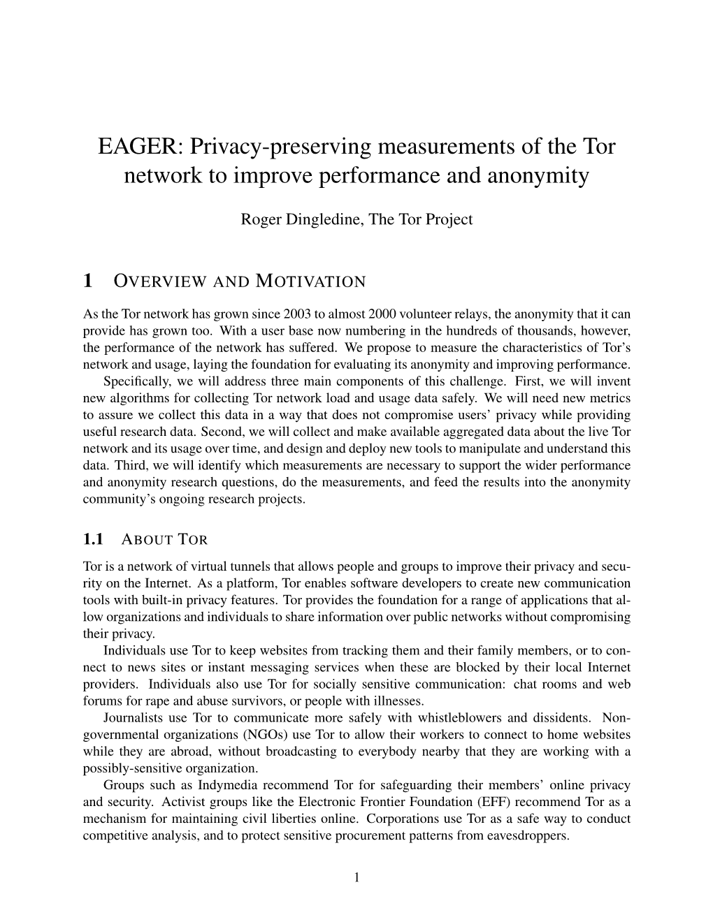 Privacy-Preserving Measurements of the Tor Network to Improve Performance and Anonymity