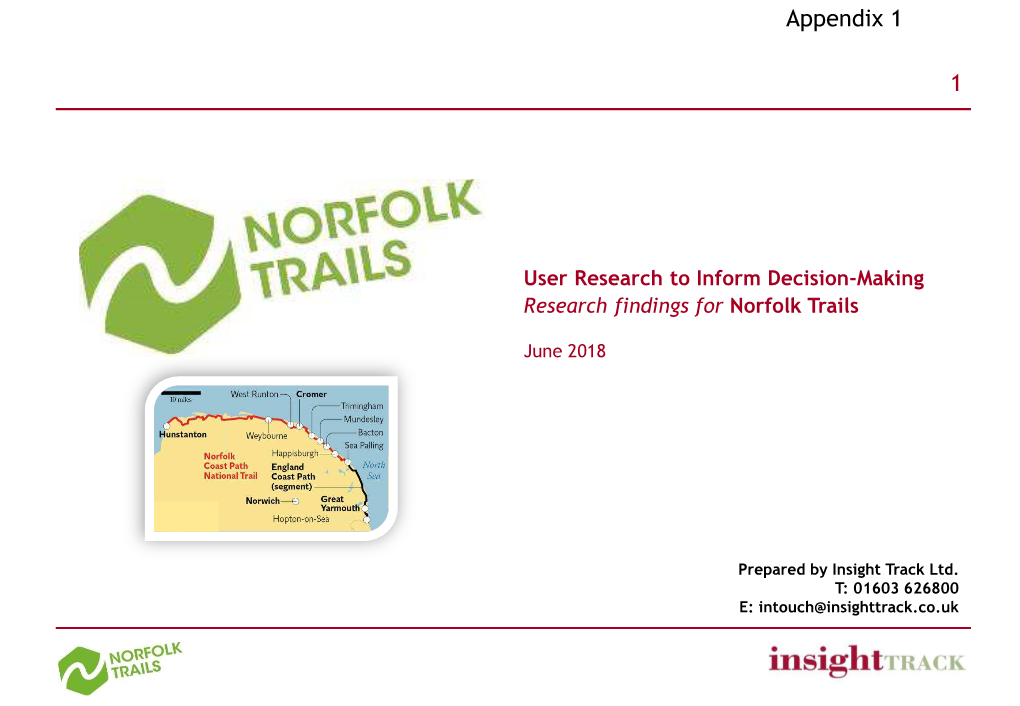 Norfolk Trails Research Findings