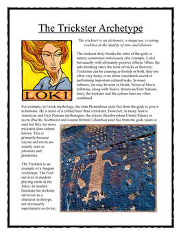 The Trickster Archetype