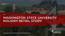 Washington State University Holiday Retail Study
