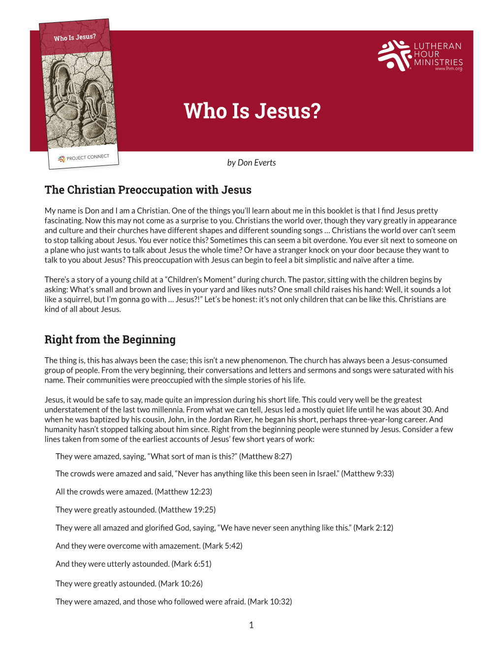 Who Is Jesus?