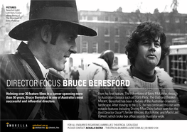 Director Focus Bruce Beresford