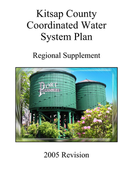 Kitsap County Coordinated Water System Plan