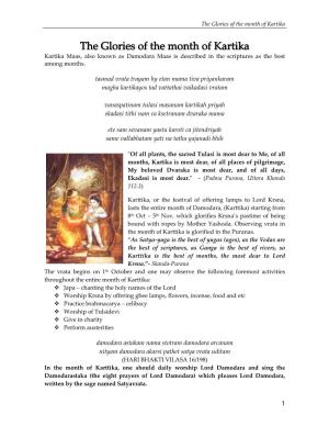 The Glories of the Month of Kartika