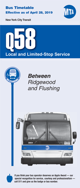 Q58 Local and Limited-Stop Service