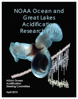 NOAA Ocean and Great Lakes Acidification Research Plan