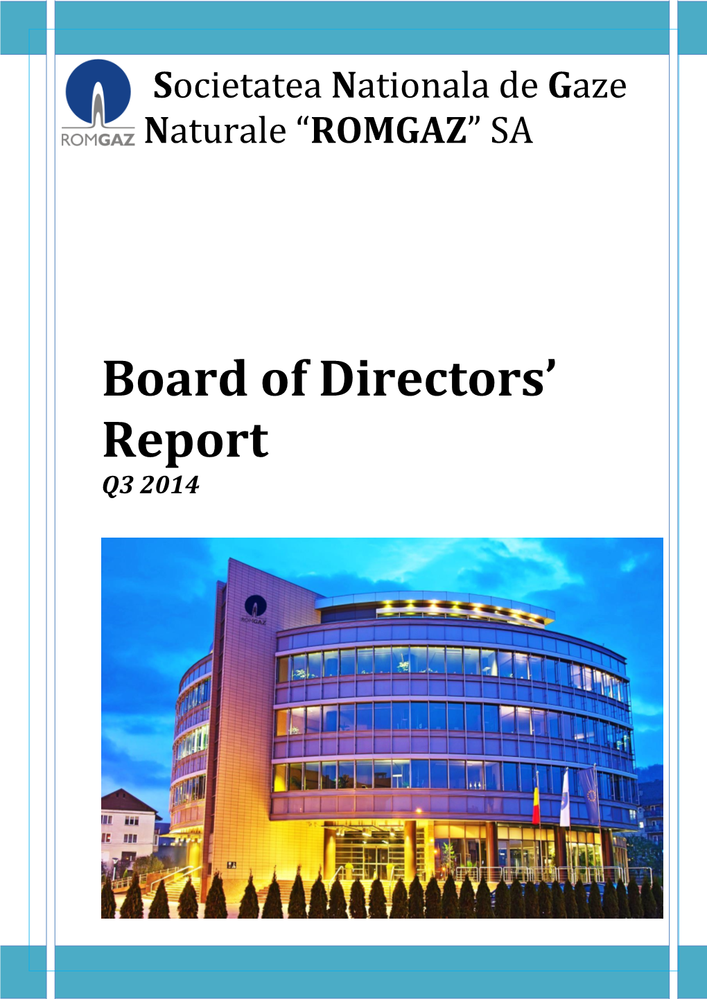 Board of Directors' Report