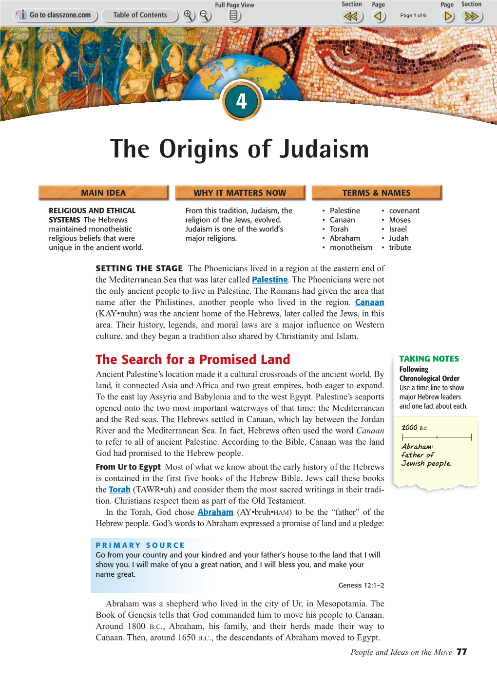 The Origins of Judaism