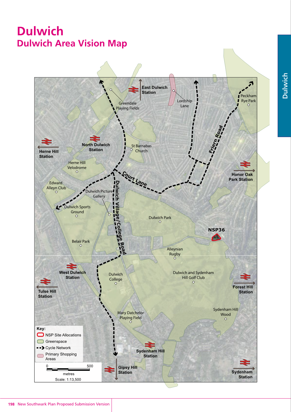 Dulwich Dulwich Area Vision Map